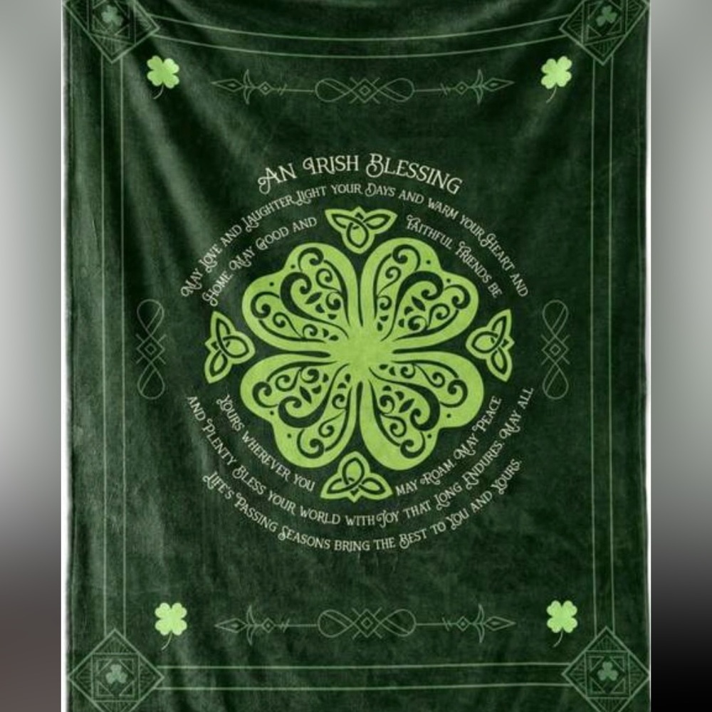 ☘️New Irish Blessing Blankie